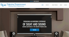 Desktop Screenshot of definitiveentertainment.com